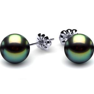Tahitian Pearl Stud Earrings